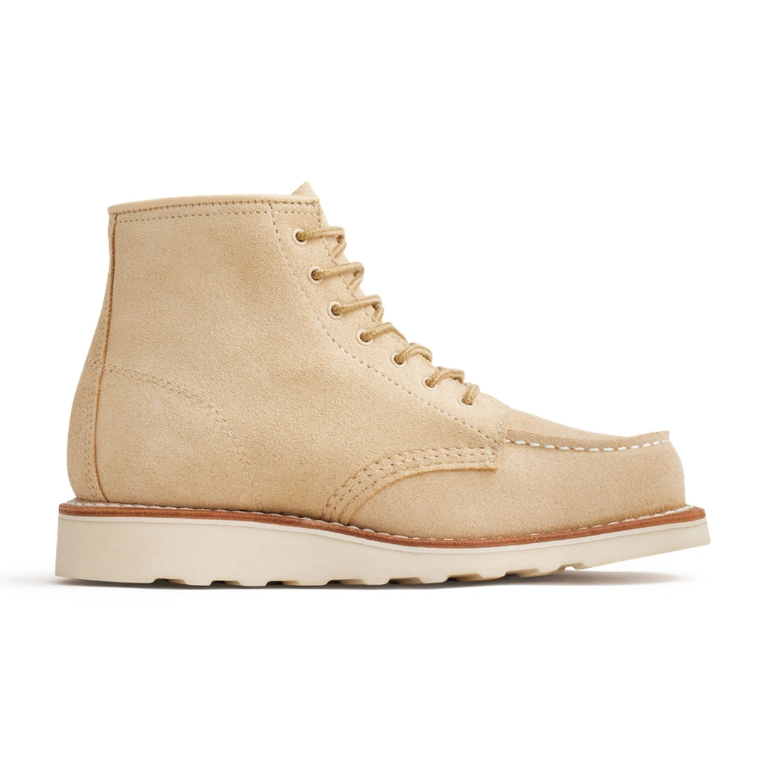 Cream Abilene Kickers: Your 6-Inch Moc Toe Boots, Ready for Anything