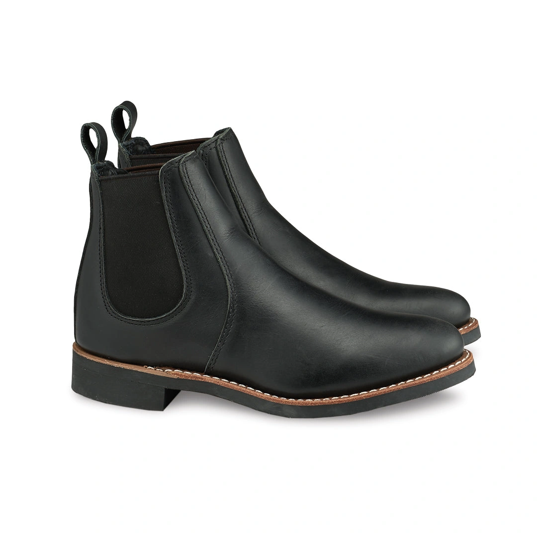 Chelsea Boot Chic: Black 6-Inch Boundary Boots – Step into Style!